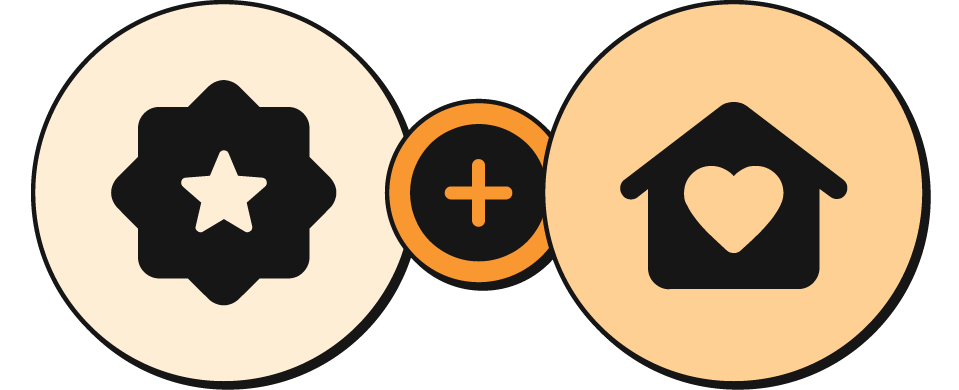 Diferencial do plano Cat Life: Ícones de 'especialista' e 'atendimento em casa' ilustram a vantagem de ter consultas com especialista e à domicílio desde o plano mais básico.